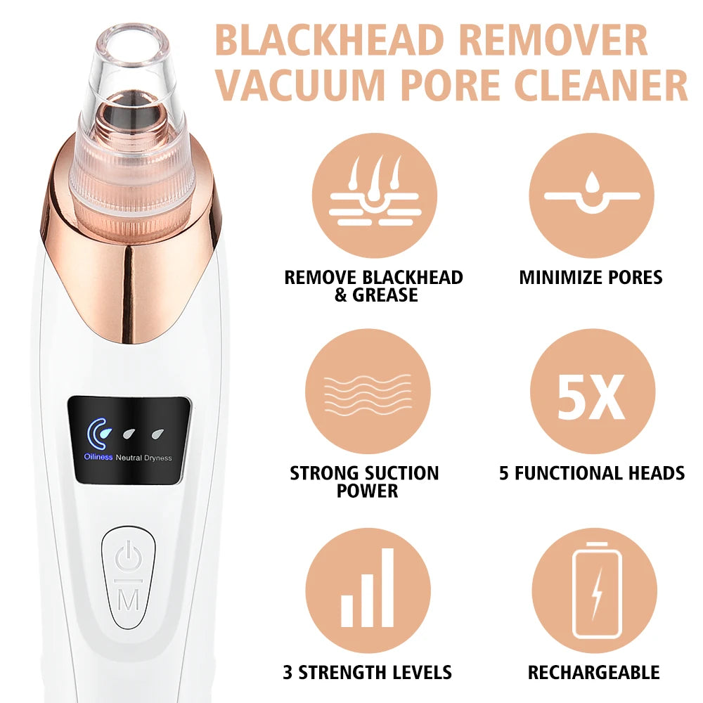 Electric Blackhead Remover Deep Cleansing Pore Cleaner