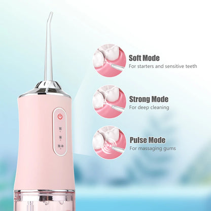 Portable Dental USB Rechargeable Water Jet Teeth flosser